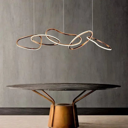 LED Modern Gold Pendant Light | Dining Room Home Lighting