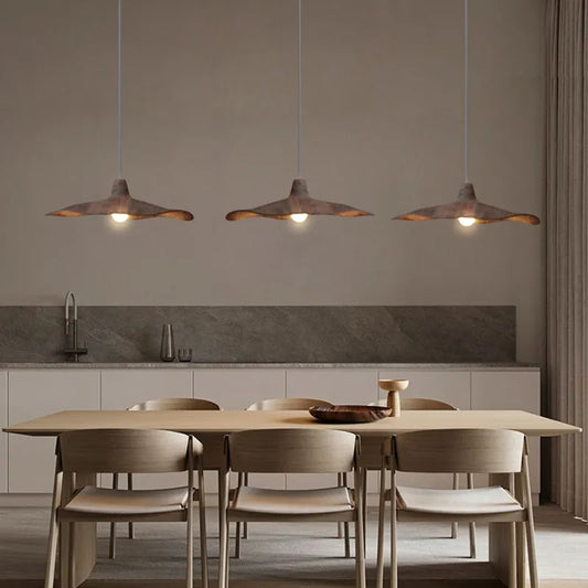 Vintage Wabi-Sabi Wind E27 LED Pendant Lights - Illuminate Your Restaurant, Cafe, and Home with Timeless Charm