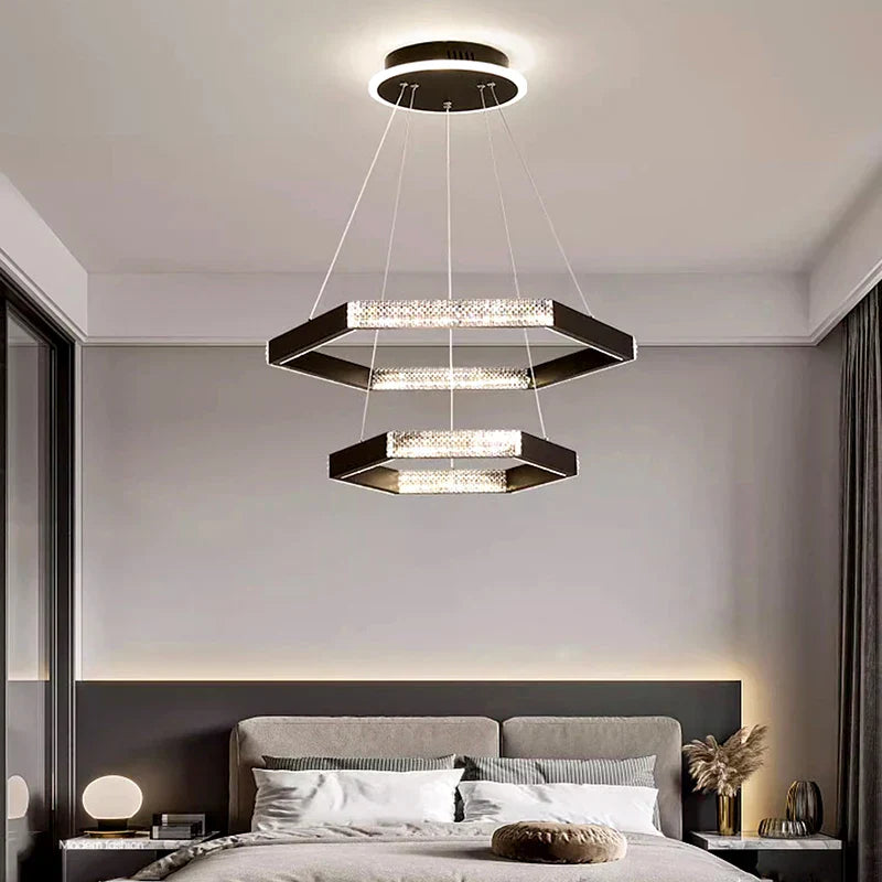 LED Ring Pendant Chandelier for Modern Interiors