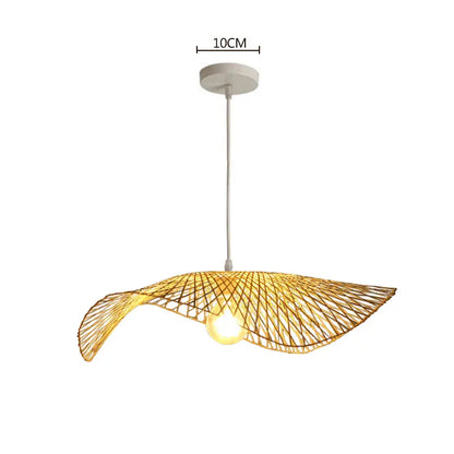 Bamboo Woven Chandeliers for Kitchen and Living Room