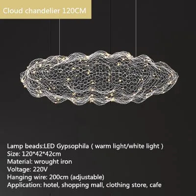 Art Cloud Chandelier | Modern Bedroom & Bedside Lighting