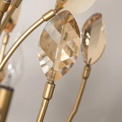 Crystal LED Ceiling Chandelier – French Elegance for Living & Dining