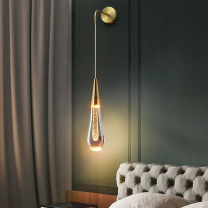 LED Crystal Wall Sconce | Bedroom & Bedside Lighting