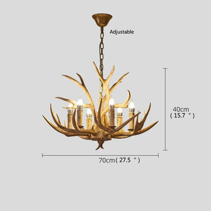 LED Retro Chandelier | Modern Dining Room Lighting