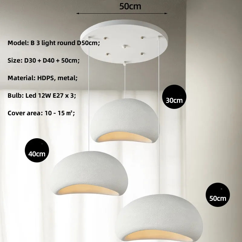 HDPS and Metal Minimalist Nordic LED Pendant Lights
