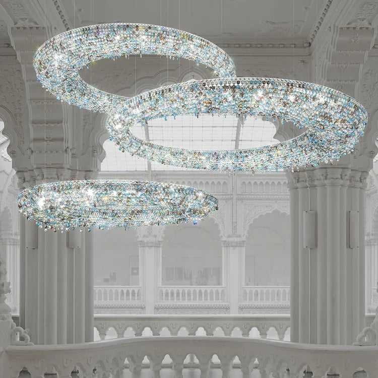K9 Crystal LED Bird's Nest Ceiling Chandelier