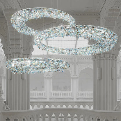 K9 Crystal LED Bird's Nest Ceiling Chandelier