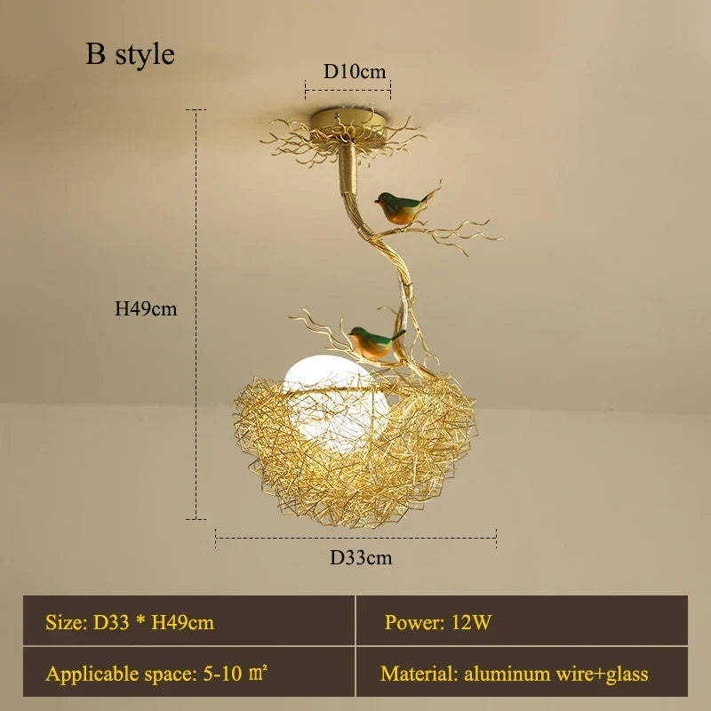 LED Modern Gold Ceiling Light | Kitchen Island Lighting