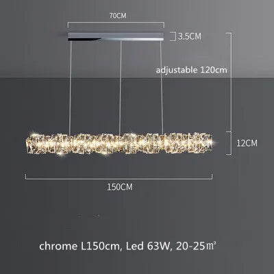 Sophisticated LED Chandelier | Dining Room Home Lighting
