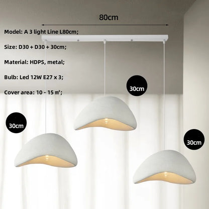HDPS and Metal Minimalist Nordic LED Pendant Lights