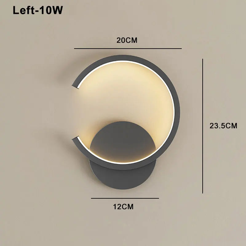 LED Modern Signature Wall Sconce | Bedroom Home Lighting