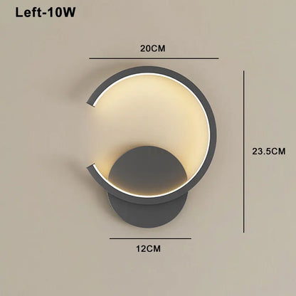 LED Modern Signature Wall Sconce | Bedroom Home Lighting