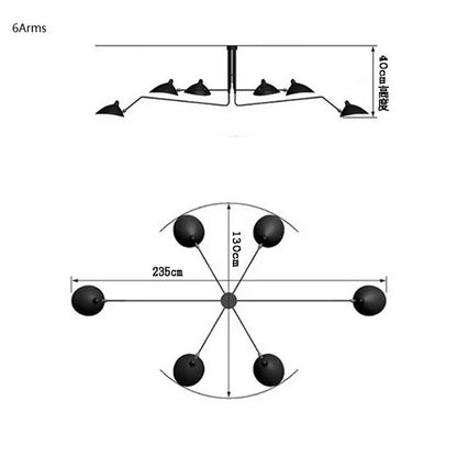 LED Nordic Industrial Pendant Light | Dining Room Lighting