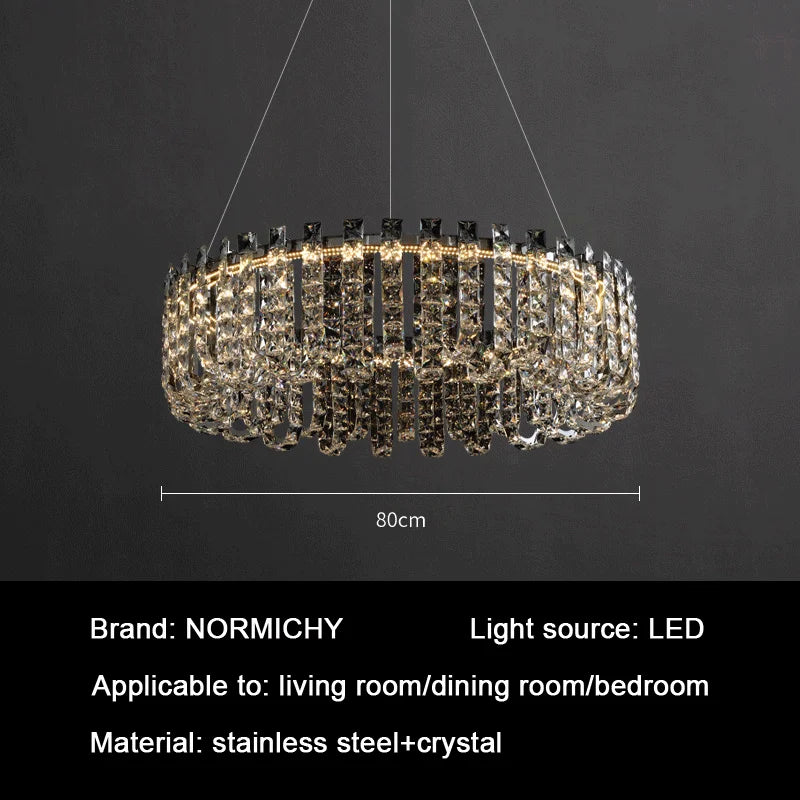 Crystal LED Chandelier for Living and Dining
