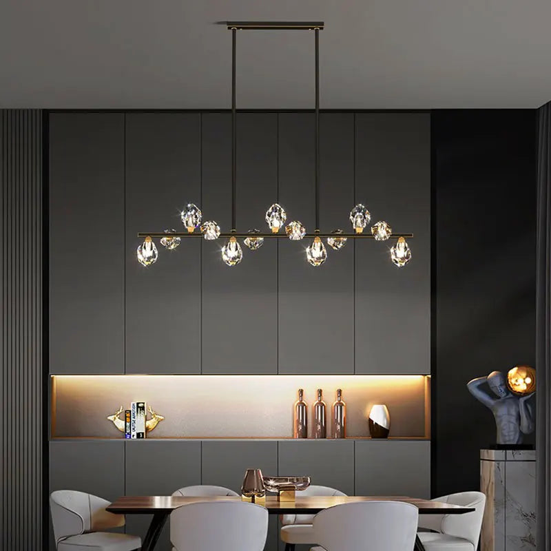 Exquisite Crystal Pendant Light | Dining Room Lighting