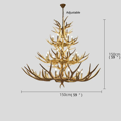 LED Retro Chandelier | Modern Dining Room Lighting