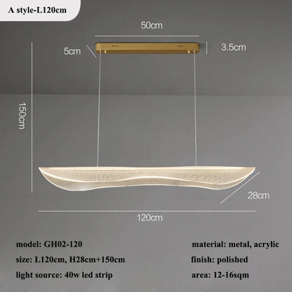 Contemporary Irregular Acrylic LED Chandeliers - Illuminate and Elevate Your Living and Dining Spaces