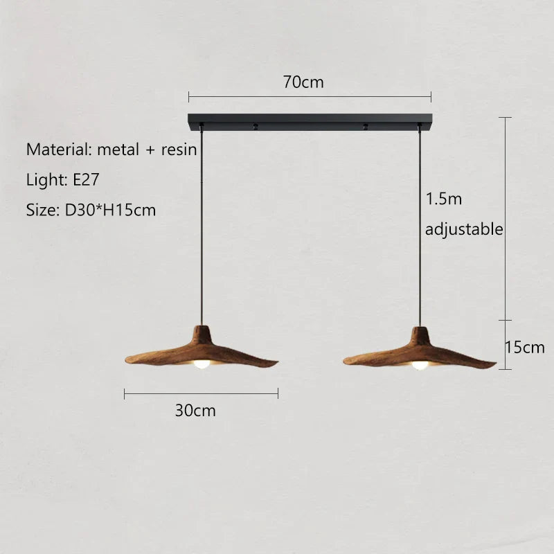 Vintage Wabi-Sabi Wind E27 LED Pendant Lights - Illuminate Your Restaurant, Cafe, and Home with Timeless Charm