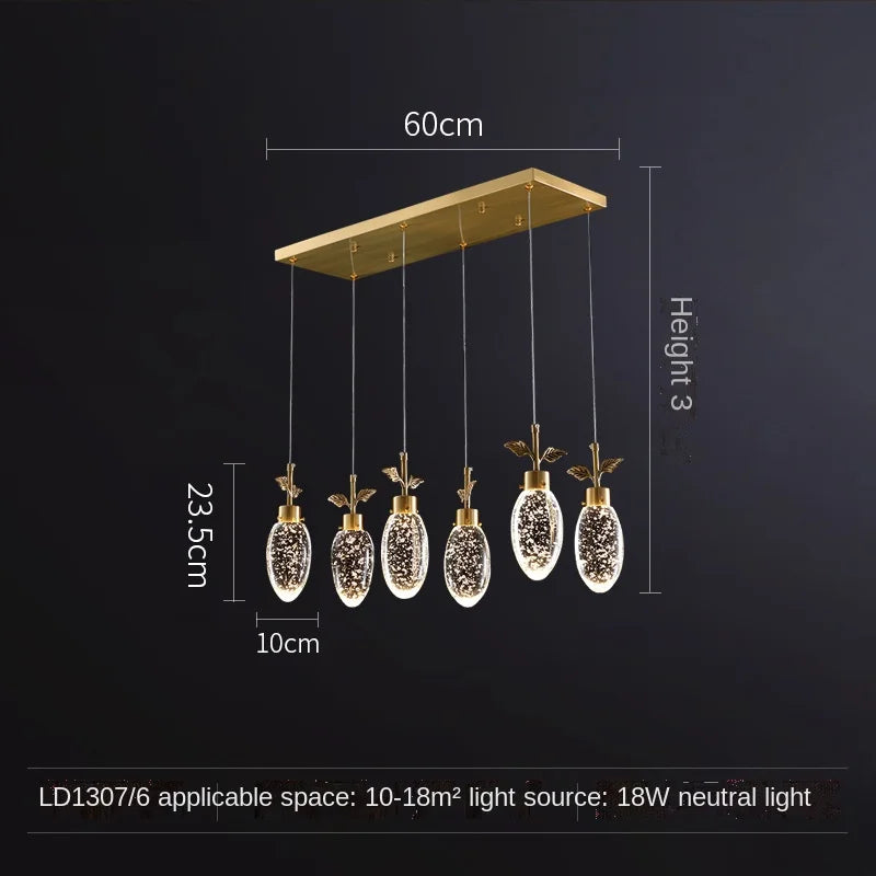 LED Nordic Modern Chandelier | Kitchen Island Lighting