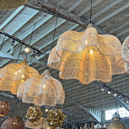 Rattan Pendant Light: Artisanal Illumination for Modern Interiors