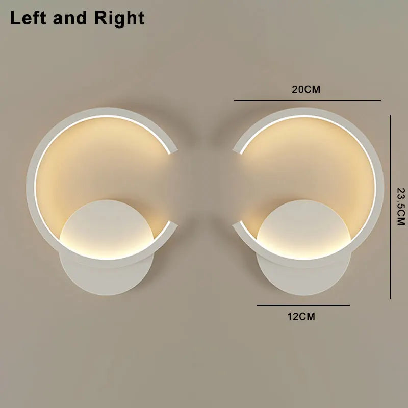 LED Modern Signature Wall Sconce | Bedroom Home Lighting