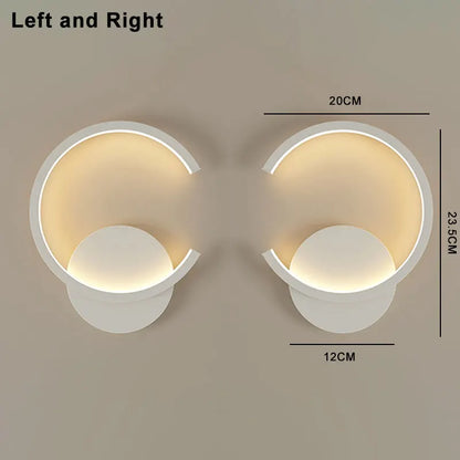 LED Modern Signature Wall Sconce | Bedroom Home Lighting