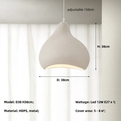 Minimalism Wabi Sabi E27 LED Pendant Lights - Perfect for Dining Rooms, Bars, and Nordic Bar Decor
