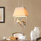Creative Bird Pendant Lights - Simple Japan Style Chandelier for Ceiling Light in Study, Dining Room, and Home Decor - Birdcage Inspired Design