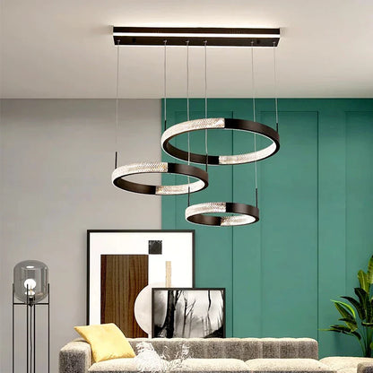 LED Ring Pendant Chandelier for Modern Interiors