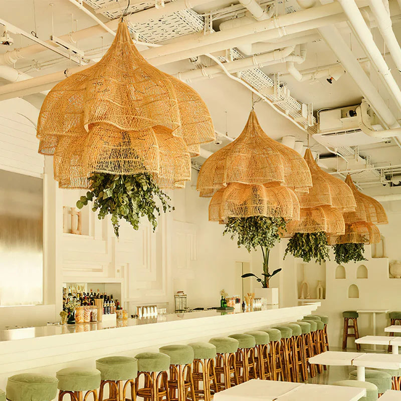 Rattan Pendant Light: Artisanal Illumination for Modern Interiors