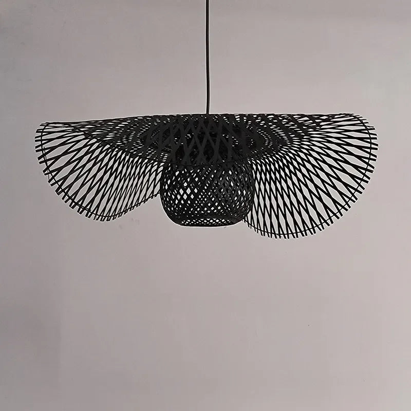 Bamboo Pendant Light – Tatami-Inspired Ceiling Fixture