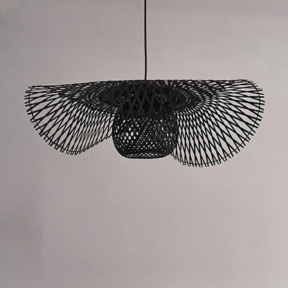 Bamboo Pendant Light – Tatami-Inspired Ceiling Fixture