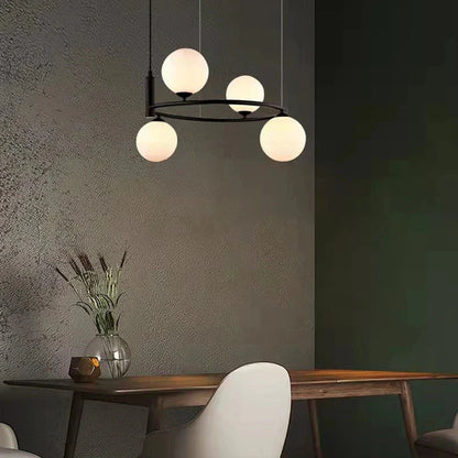 Nordic Glass LED Ceiling Chandelier with G9 Socket