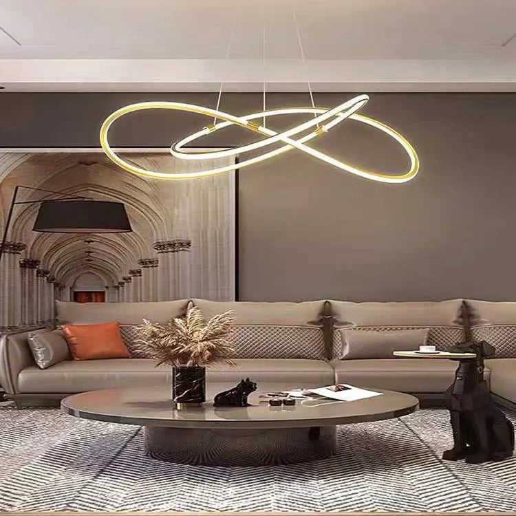 LED Dimmable Modern Pendant Light | Living Room Lighting