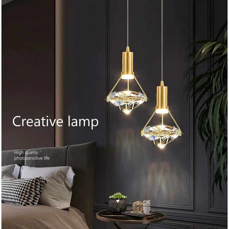 Crystal LED Pendant Lights: Contemporary Illumination
