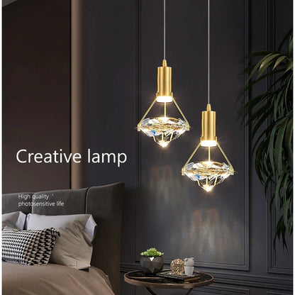 Crystal LED Pendant Lights: Contemporary Illumination