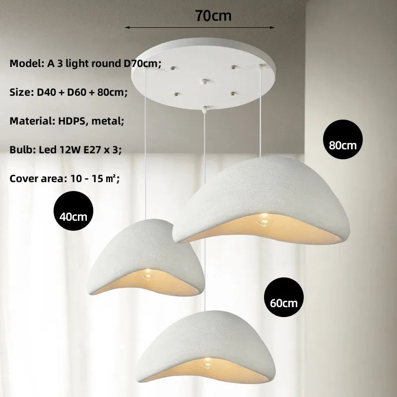 HDPS and Metal Minimalist Nordic LED Pendant Lights