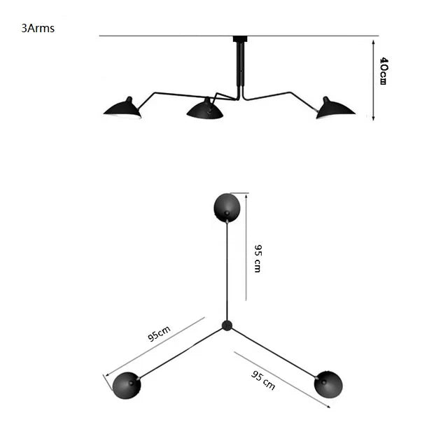 LED Nordic Industrial Pendant Light | Dining Room Lighting