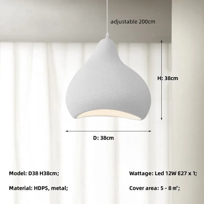 Minimalism Wabi Sabi E27 LED Pendant Lights - Perfect for Dining Rooms, Bars, and Nordic Bar Decor