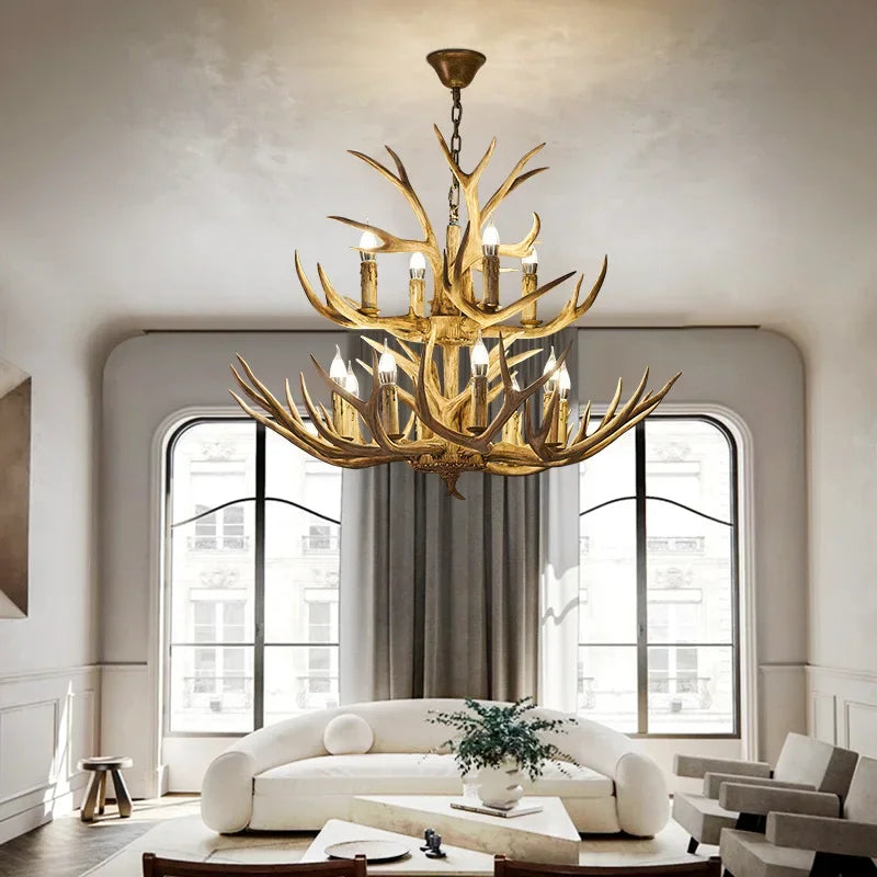 LED Retro Chandelier | Modern Dining Room Lighting