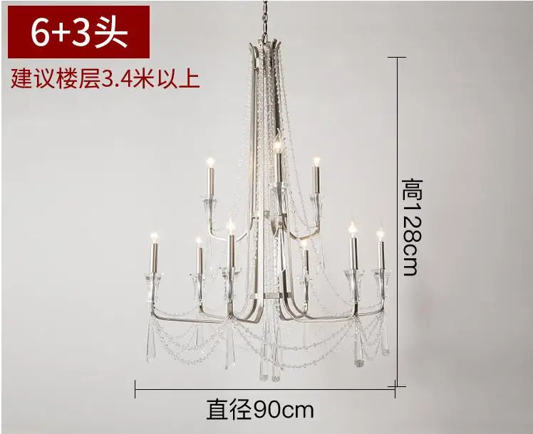 LED Nordic Modern Chandelier | Modern Living Room Lighting