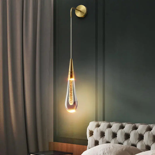 Post LED Modern Wall Sconce | Bedroom & Bedside Lighting