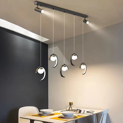 Sleek Modern Pendant Light | Dining Room Home Lighting