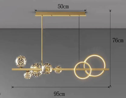 Sleek Modern Pendant Light | Modern Dining Room Lighting