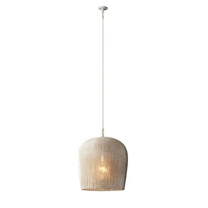 Japanese LED Rattan Pendant Light | Dining Room Lighting