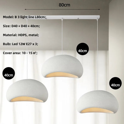 HDPS and Metal Minimalist Nordic LED Pendant Lights