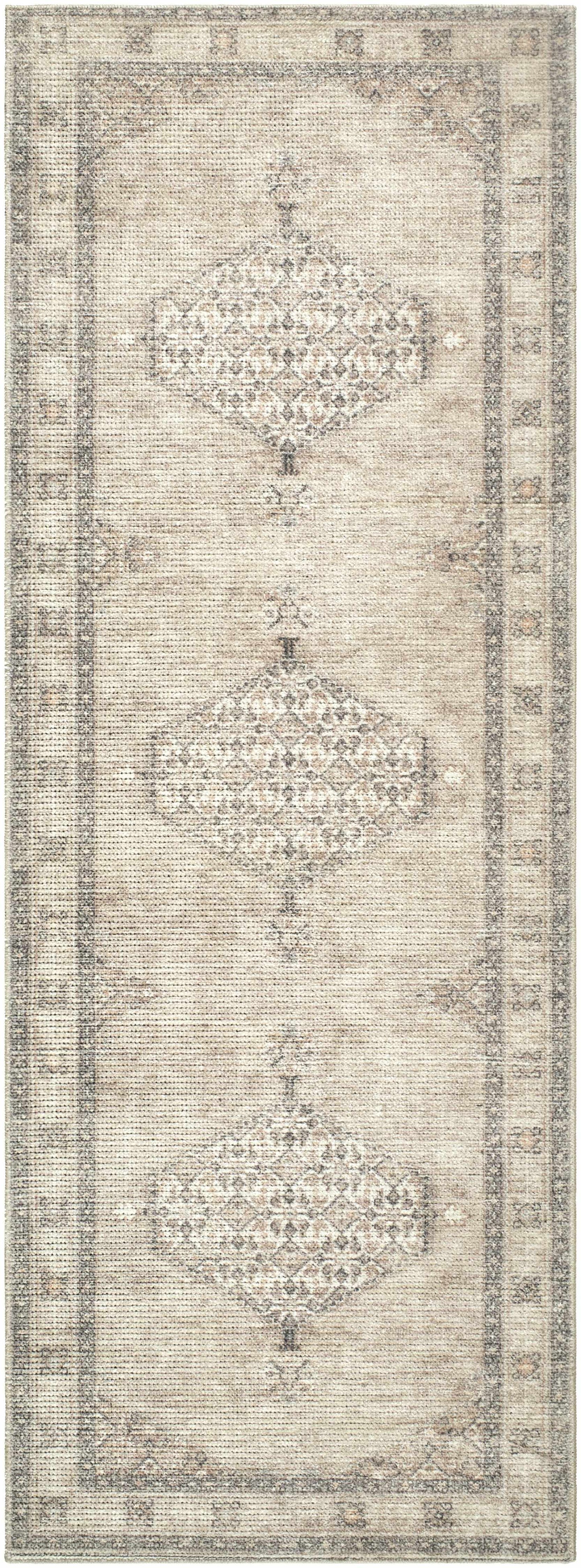 Lila Medallion Brown Area Rug