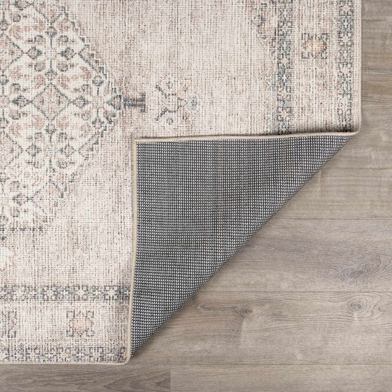 Lila Medallion Brown Area Rug