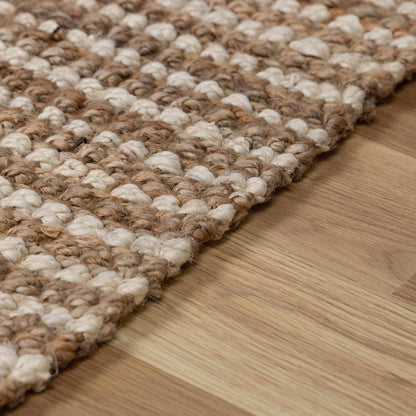 Ambel Tan Camel Jute Area Rug