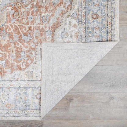 Emke Flat Pile Washable Rug